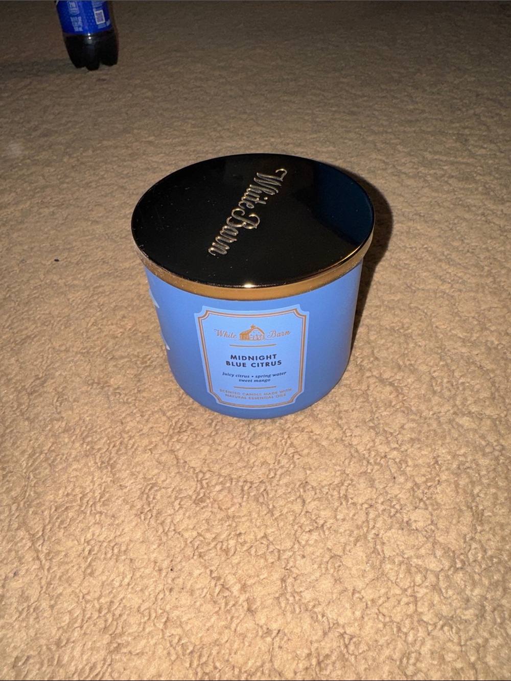 White Barn Blue Midnight Citrus Decorative Scented Candle